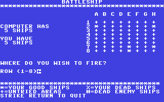 Battleship Game — ss (WOR)