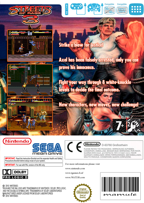 Streets Of Rage 3 — box-2D-back (EU)