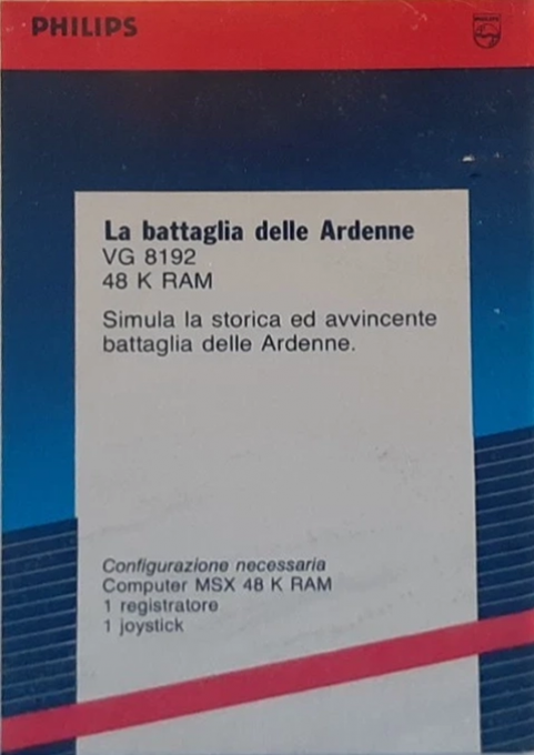 Battaglia Delle Ardenne, La — box-2D-back (EU)