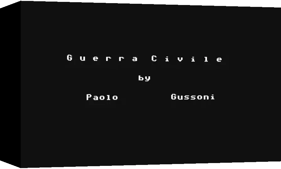 Guerra Civile — box-3D (WOR)