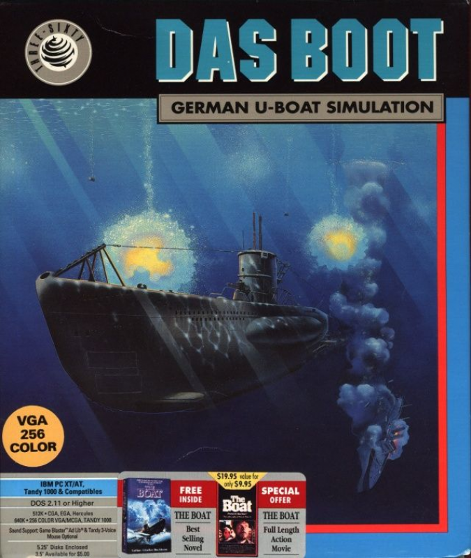 Boot, Das - German U-boat Simulation box art