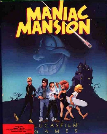 Maniac Mansion box art