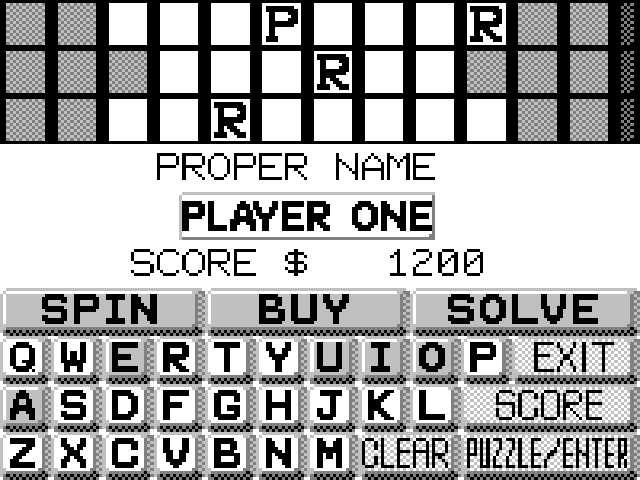 Wheel Of Fortune — ss (WOR)