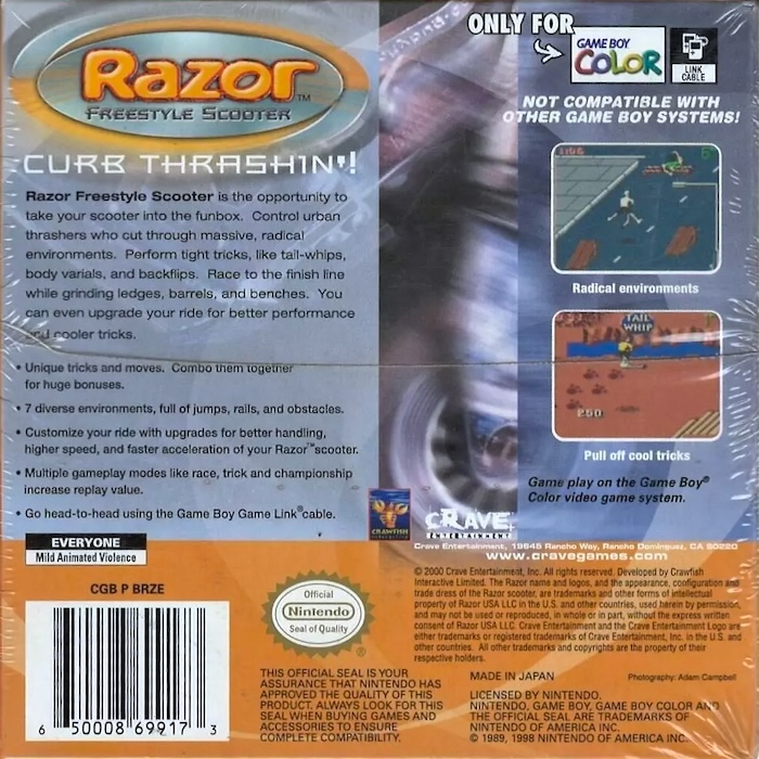 Razor Freestyle Scooter — box-2D-back (US)