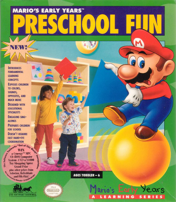 Mario's Early Years - Preschool Fun box art
