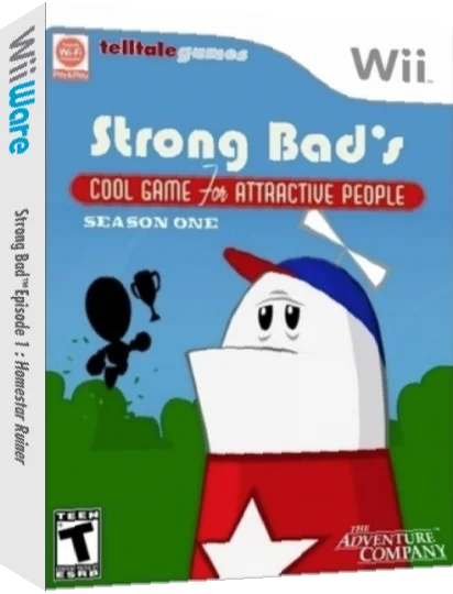 Strong Bad's Cool Game For Attractive People - Episode 1 - Homestar Ruiner — box-3D (US)