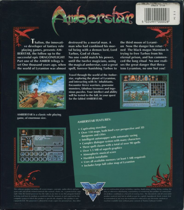 Amberstar — box-2D-back (EU)