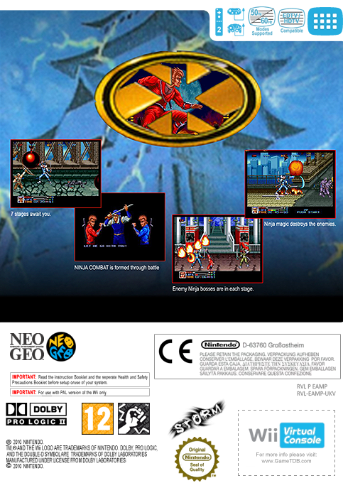 Ninja Combat — box-2D-back (EU)