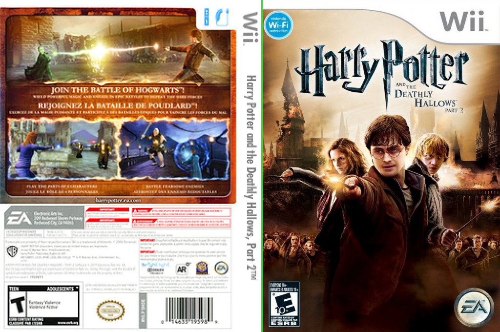 Harry Potter and the Deathly Hallows - Part 2 — box-texture (US)
