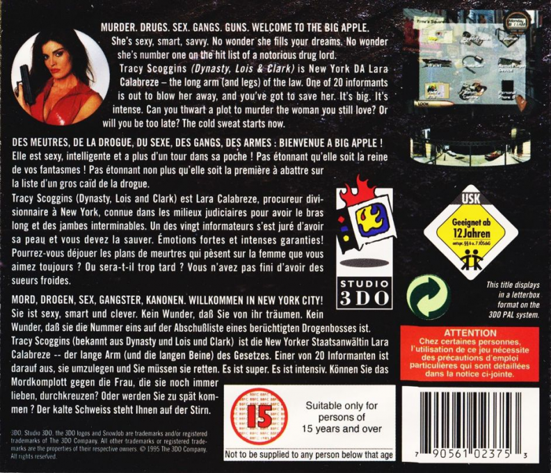 SnowJob Starring Tracy Scoggins — box-2D-back (EU)