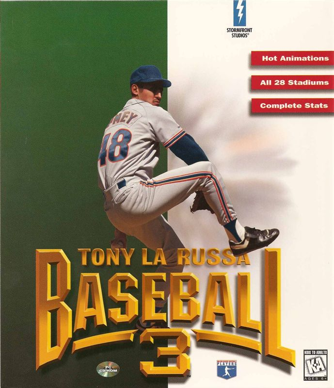 Tony La Russa Baseball 3 box art