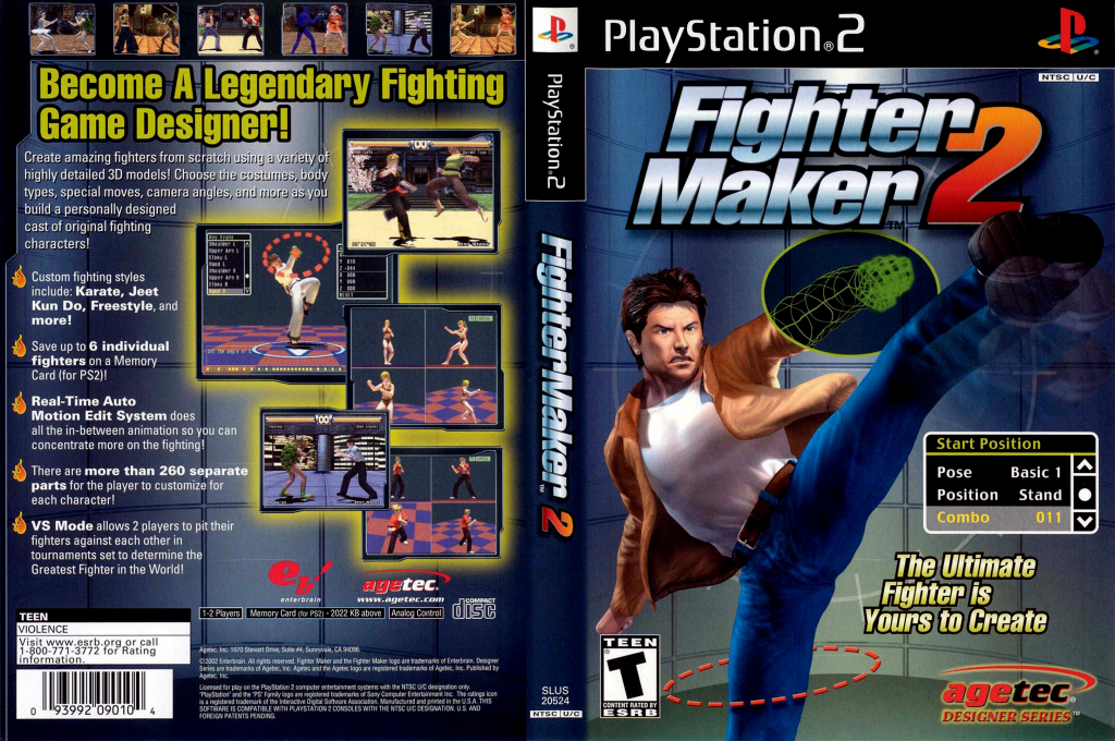 Fighter Maker 2 — box-texture (US)