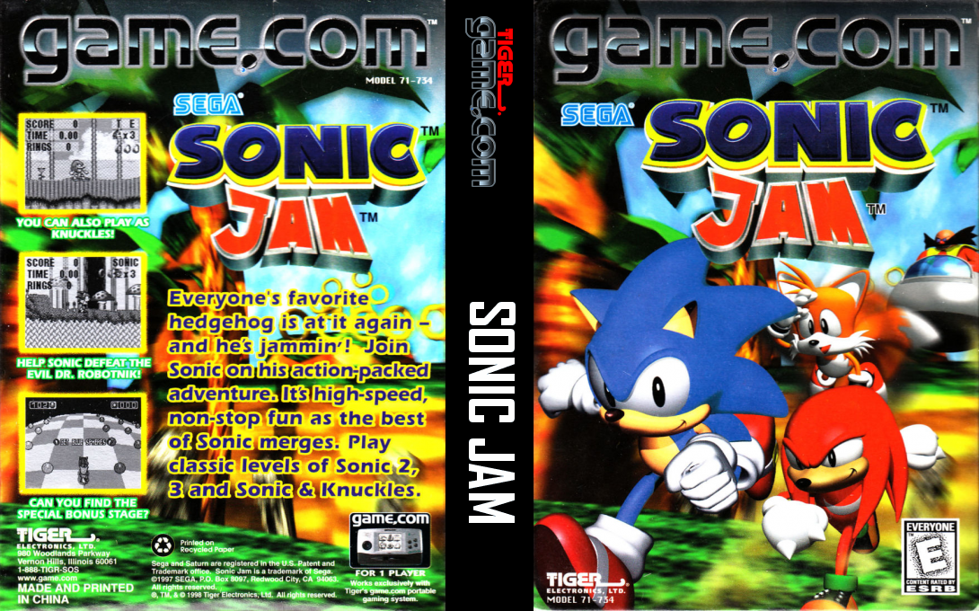 Sonic Jam — box-texture (US)