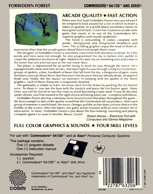 Forbidden Forest — box-2D-back (EU)