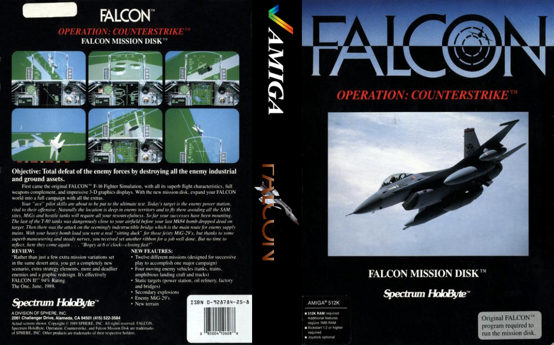 Falcon Mission Disk - Operation Counterstrike — box-texture (WOR)