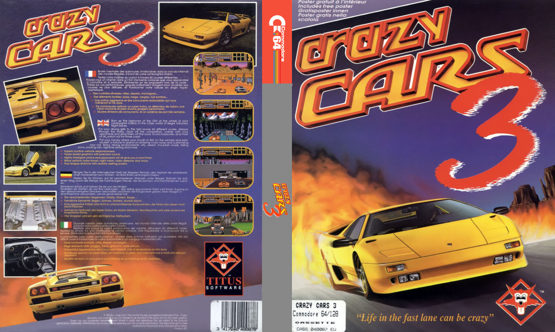 Crazy Cars 3 — box-texture (EU)