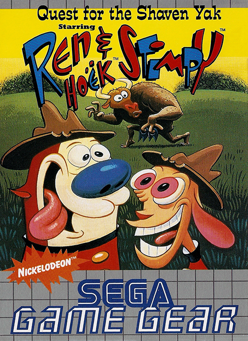 Quest For The Shaven Yak Starring Ren Hoek And Stimpy — box-2D (EU)