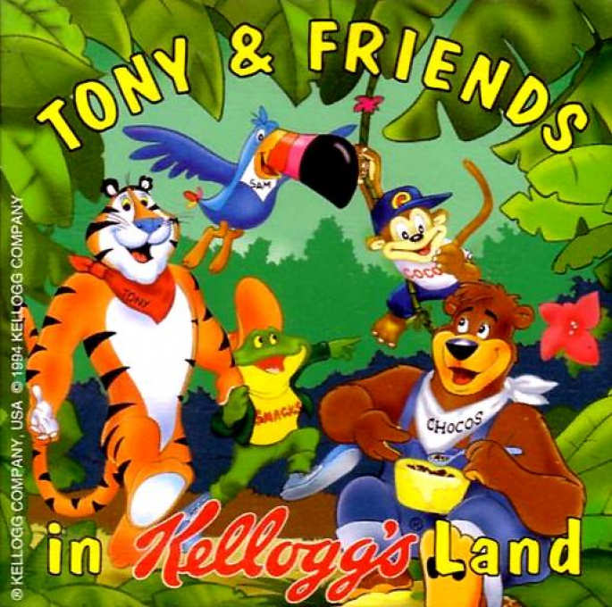 Tony and Friends in Kellogg's Land box art