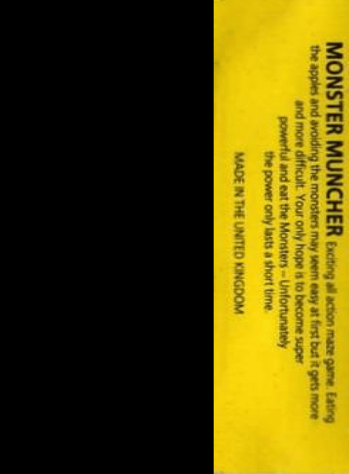Monster Muncher — box-2D-back (WOR)