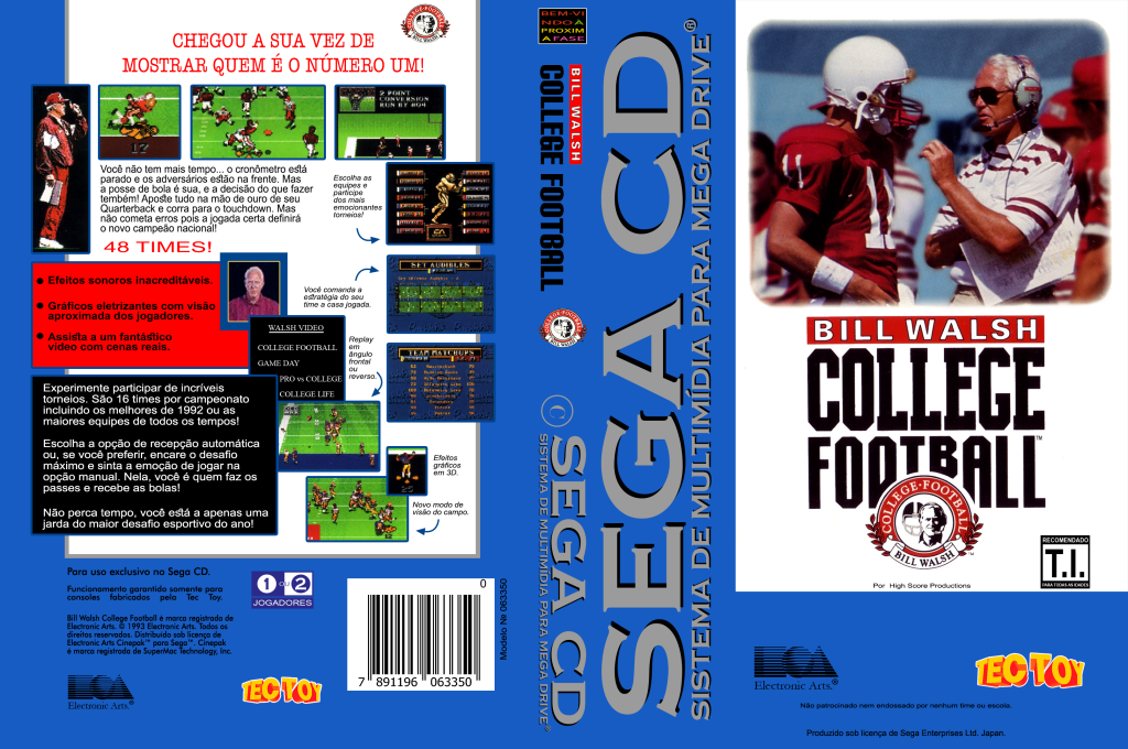 Bill Walsh College Football — box-texture (BR)