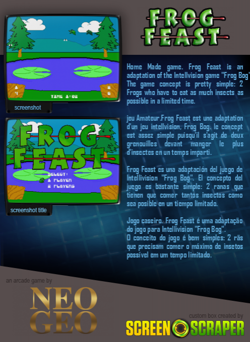 Frog Feast — box-2D-back (SS)