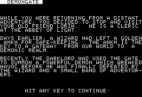 Eamon 213 - Demongate — ss (WOR)