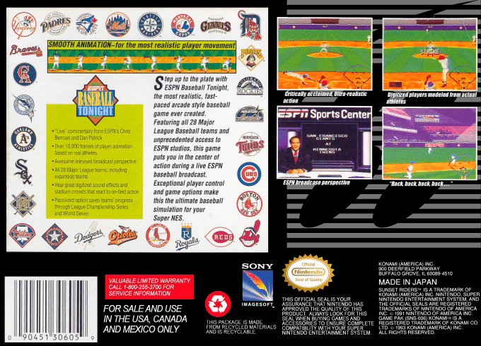 ESPN Baseball Tonight — box-2D-back (US)