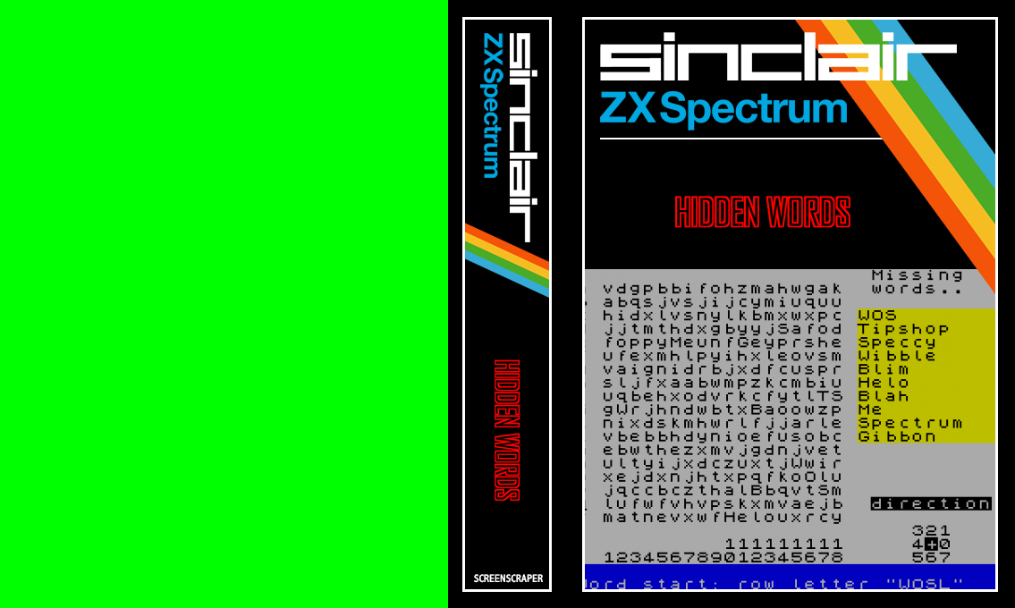 Hidden Words — box-texture (SS)