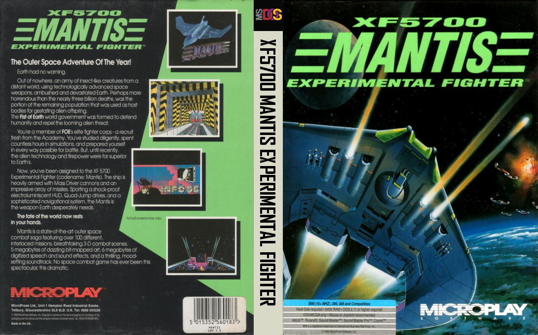 XF5700 Mantis Experimental Fighter — box-texture (EU)