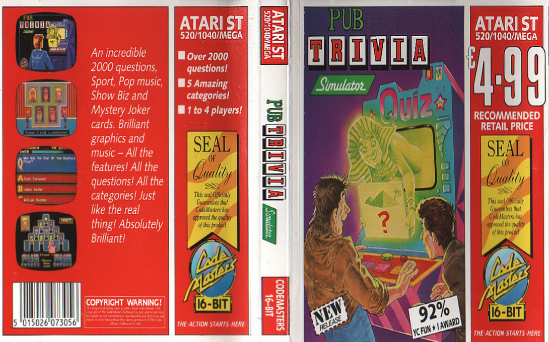 Pub Trivia Simulator — box-texture (EU)