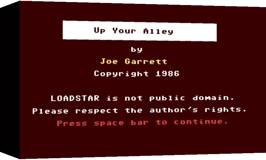 Up Your Alley — box-3D (WOR)