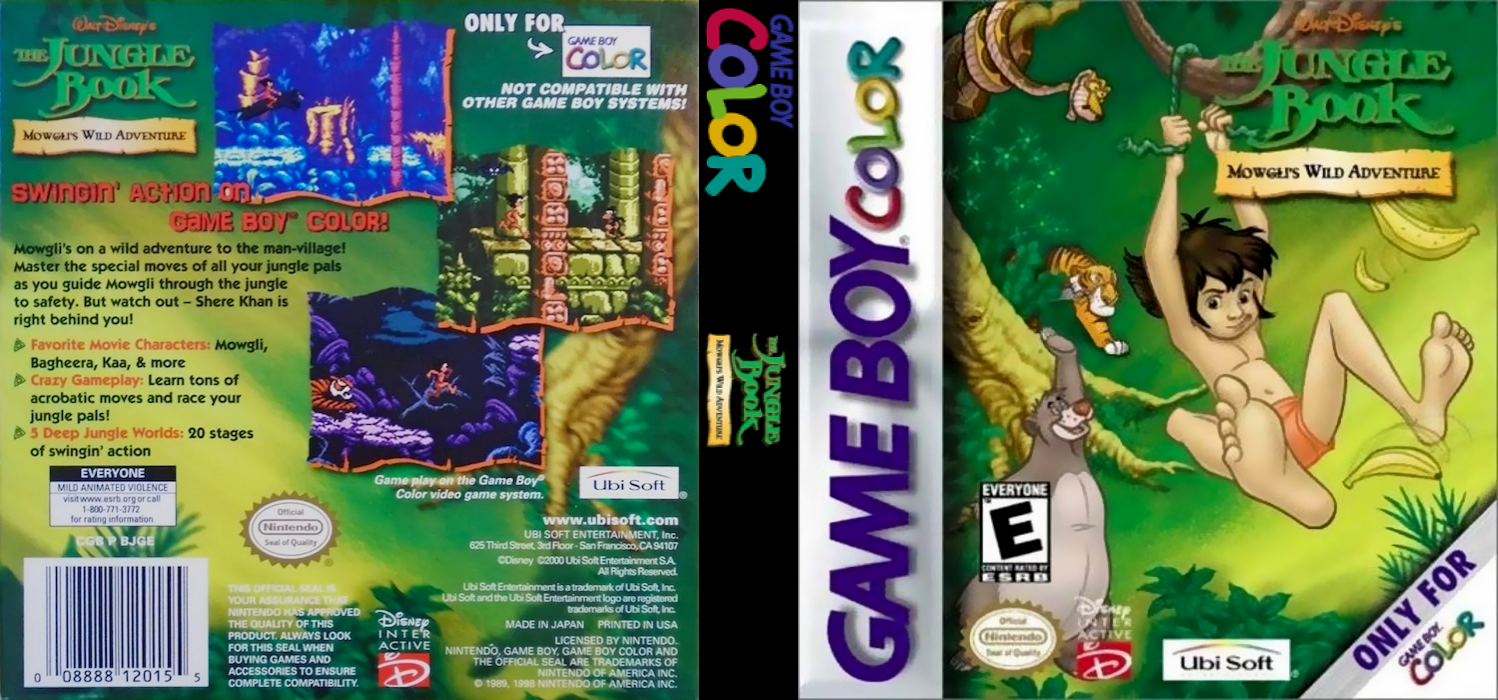 Jungle Book, The - Mowgli's Wild Adventure — box-texture (US)
