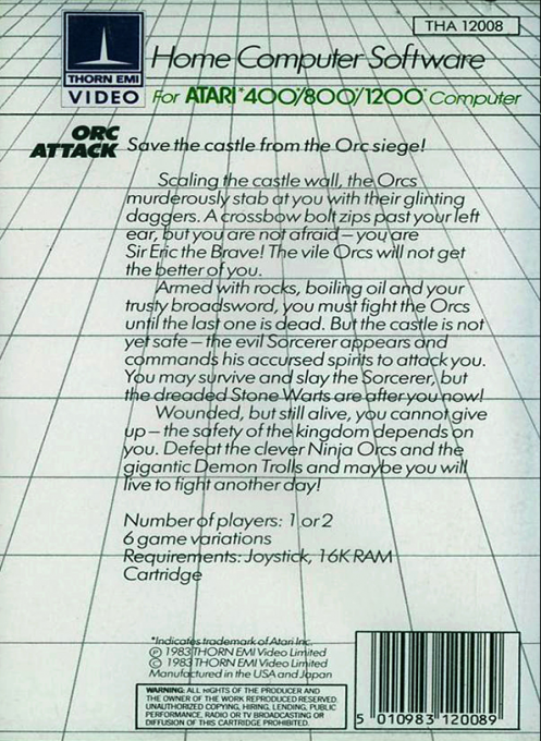 Orc Attack — box-2D-back (EU)