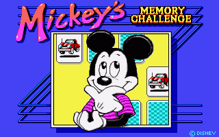 Mickey Jeu de Memoire — sstitle (WOR)