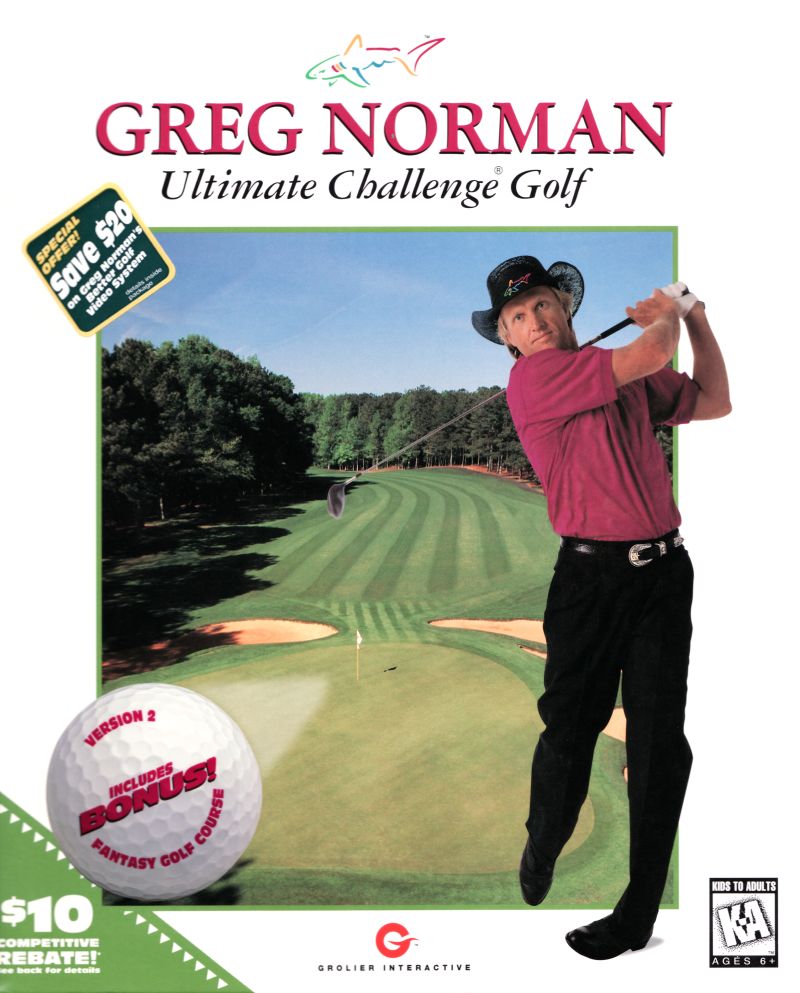 Greg Norman Ultimate Challenge Golf box art