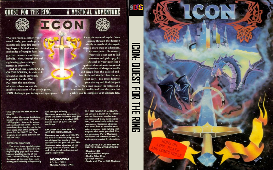 Icon - The Quest For The Ring — box-texture (US)