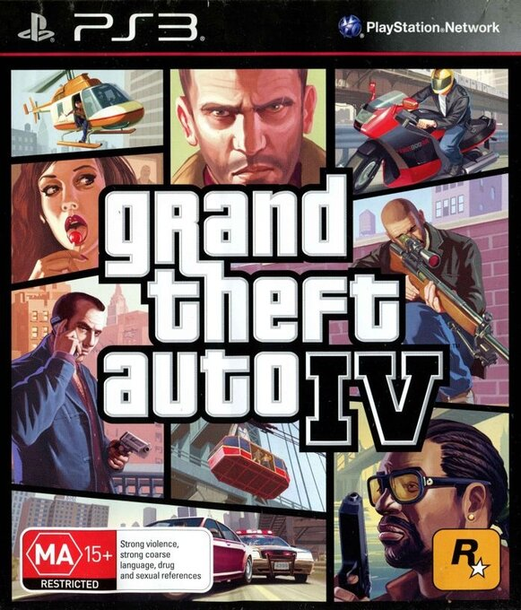 Grand Theft Auto IV — box-2D (AU)