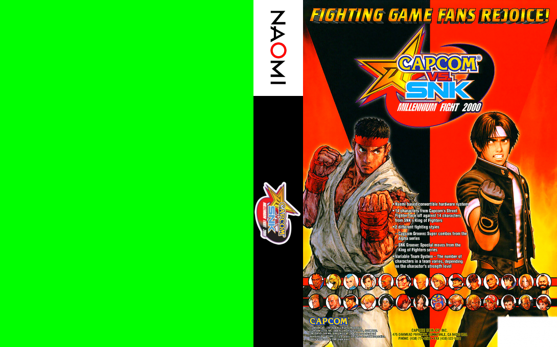 Capcom vs. SNK: Millennium Fight 2000 — box-texture (WOR)