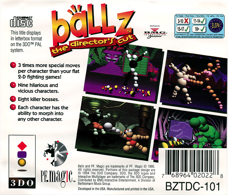 Ballz - The Director's Cut — box-2D-back (EU)