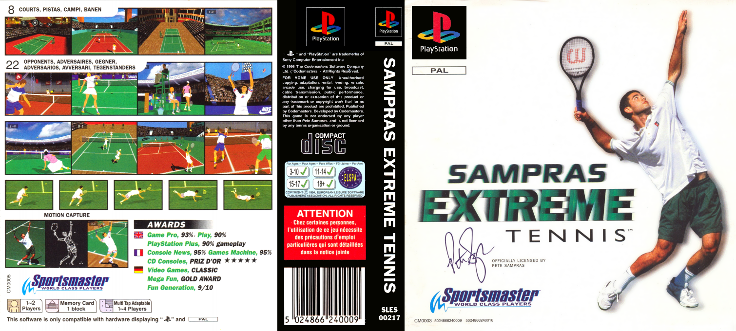 Sampras Extreme Tennis — box-texture (EU)