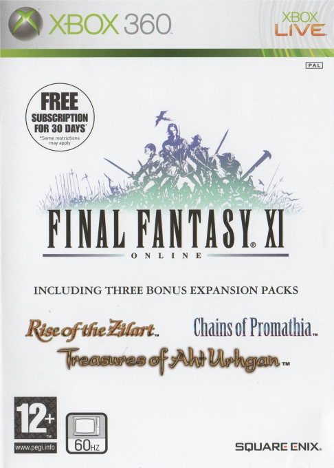 Final Fantasy XI - Online — box-2D (UK)