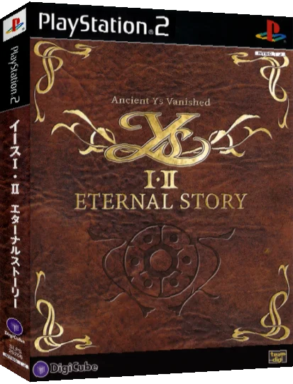 Ys I & II - Eternal Story — box-3D (JP)