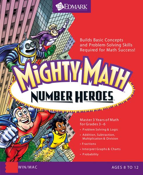 Mighty Math Number Heroes box art