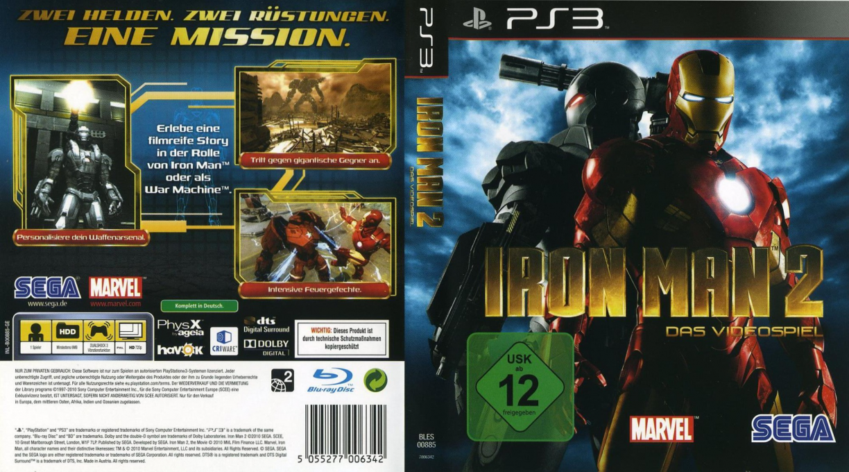 Iron Man 2 — box-texture (DE)