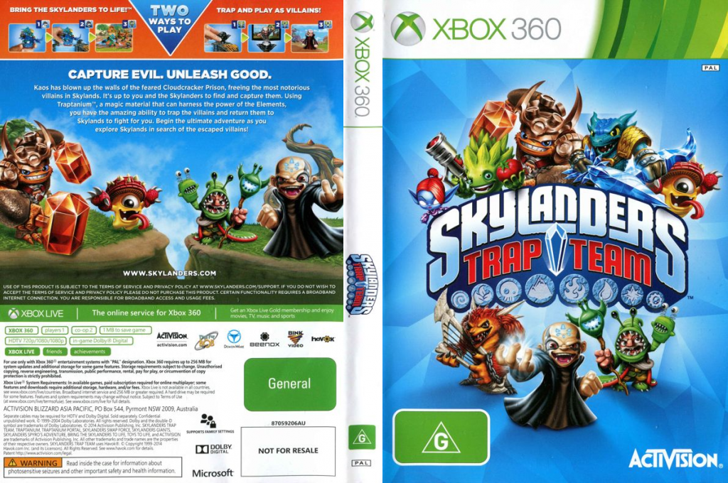 Skylanders - Trap Team — box-texture (AU)