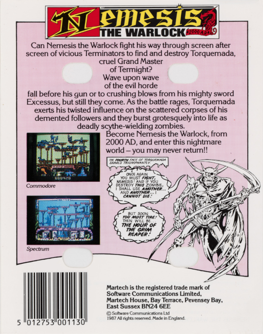 Nemesis The Warlock — box-2D-back (EU)