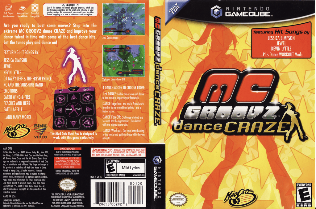 MC Groovz Dance Craze — box-texture (US)