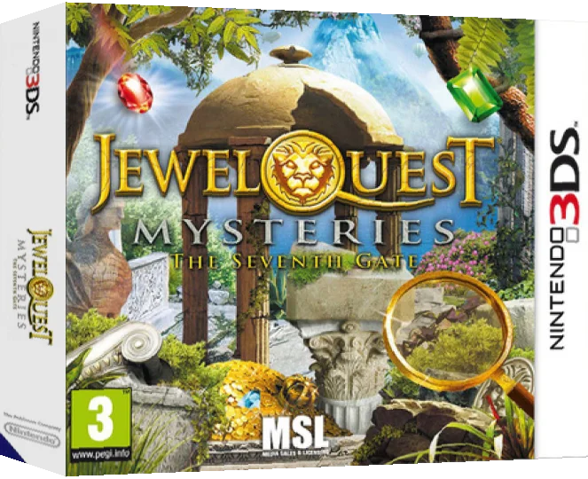 Jewel Quest Mysteries 3 - The Seventh Gate — box-3D (EU)