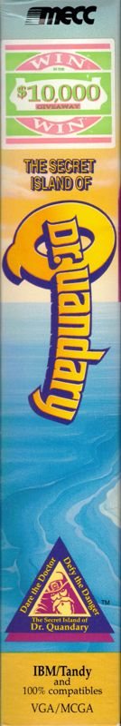 Secret Island Of Dr. Quandary, The — box-2D-side (US)