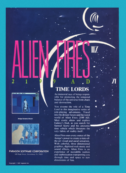 Alien Fires 2199 AD — box-2D-back (US)